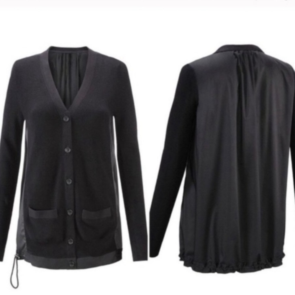 Cabi 5143 Windbreaker Black‎ Knit
Cardigan Sz Small